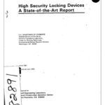 خرید و دانلود نسخه کامل کتاب High Security Looking Devices: A State-of-the-Art Report