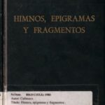 خرید و دانلود نسخه کامل کتاب Himnos, Epigramas y Fragmentos