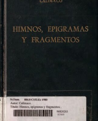 خرید و دانلود نسخه کامل کتاب Himnos, Epigramas y Fragmentos