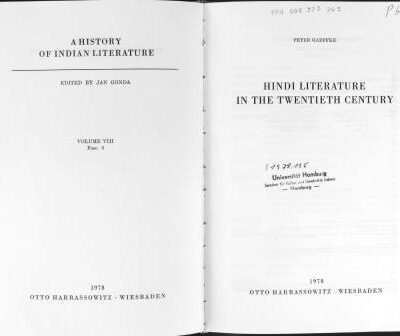 خرید و دانلود نسخه کامل کتاب Hindi literature in the Twentieth century