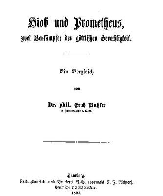 خرید و دانلود نسخه کامل کتاب Hiob und Prometheus, zwei Vorkämpfer der göttlichen Gerechtigkeit. Ein Vergleich
