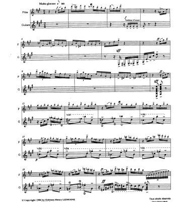 خرید و دانلود نسخه کامل کتاب Histoire du Tango (flute and guitar)