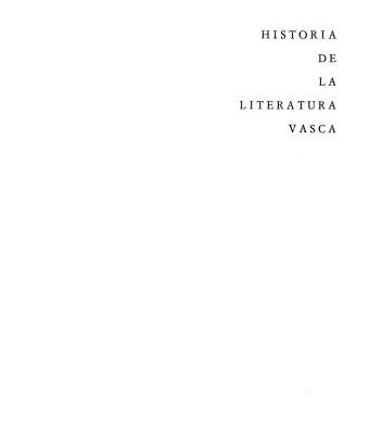 خرید و دانلود نسخه کامل کتاب Historia de la literatura vasca