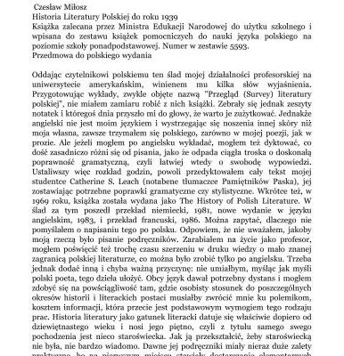 خرید و دانلود نسخه کامل کتاب Historia literatury polskiej do roku 1939