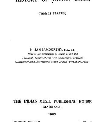 خرید و دانلود نسخه کامل کتاب History of Indian music