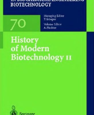 خرید و دانلود نسخه کامل کتاب History Of Modern Biotechnology