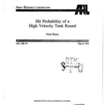 خرید و دانلود نسخه کامل کتاب Hit Probability of a High Velocity Tank Round