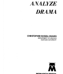 خرید و دانلود نسخه کامل کتاب How to analyze drama