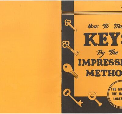 خرید و دانلود نسخه کامل کتاب How to Make Keys by the Impression Method