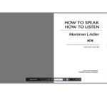خرید و دانلود نسخه کامل کتاب How to Speak How to Listen