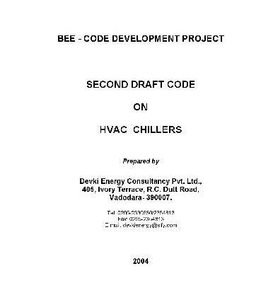 خرید و دانلود نسخه کامل کتاب HVAC Chillers code draft