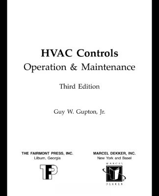 خرید و دانلود نسخه کامل کتاب HVAC Controls – Operation & Maintenance