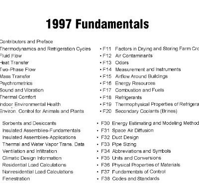 خرید و دانلود نسخه کامل کتاب HVAC Fundamentals Handbook