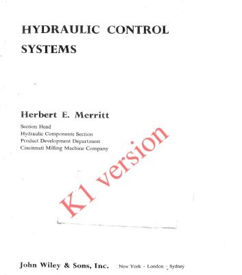 خرید و دانلود نسخه کامل کتاب Hydraulic Control Systems
