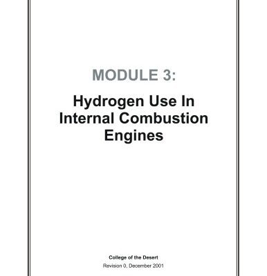 خرید و دانلود نسخه کامل کتاب Hydrogen Use in Internal Combustion Engines