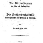 خرید و دانلود نسخه کامل کتاب I. Die Körperformen der Fische und Seesäugethiere. II. Die Grössenverhältnisse zwischen Männchen und Weibchen im Thierreiche