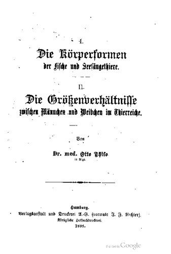 خرید و دانلود نسخه کامل کتاب I. Die Körperformen der Fische und Seesäugethiere. II. Die Grössenverhältnisse zwischen Männchen und Weibchen im Thierreiche_68e7450e165b9.jpeg خرید و دانلود نسخه کامل کتاب I. Die Körperformen der Fische und Seesäugethiere. II. Die Grössenverhältnisse zwischen Männchen und Weibchen im Thierreiche