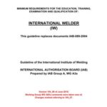 خرید و دانلود نسخه کامل کتاب IAB-089r4-10 International Welder (IW) Guideline (Eng)