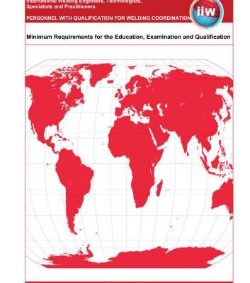 خرید و دانلود نسخه کامل کتاب IAB-252r1-11 Guideline for International Welding Engineers (IWE), Technologists (IWT), Specialists(IWS) and Practitioners (IWP)