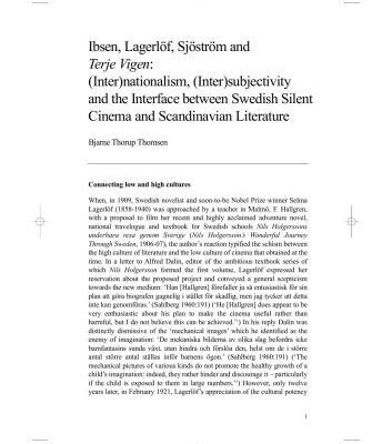 خرید و دانلود نسخه کامل کتاب Ibsen, Lagerlöf, Sjöström and Terje Vigen: (Inter)nationalism, (Inter)subjectivity and the Interface between Swedish Silent Cinema and Scandinavian Literature