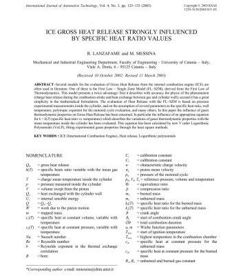 خرید و دانلود نسخه کامل کتاب Ice Gross Heat Release Strongly Influenced by Specific Heat Ratio Values