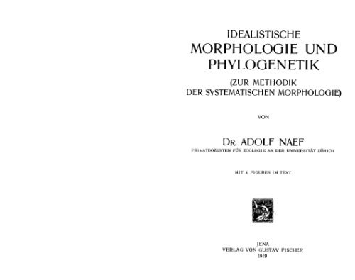 خرید و دانلود نسخه کامل کتاب Idealistische morphologue und phylogenetik_68e6eb4d1ae27.jpeg خرید و دانلود نسخه کامل کتاب Idealistische morphologue und phylogenetik