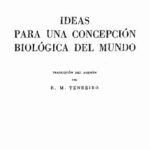 خرید و دانلود نسخه کامل کتاب Ideas para una concepción biológica del mundo