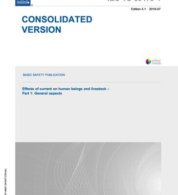 خرید و دانلود نسخه کامل کتاب IEC 60479-1: Effects of current on human beings and livestock – Part 1: General aspects (IEC TS 60479-1:2005+AMD1:2016 CSV)
