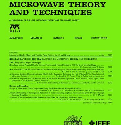خرید و دانلود نسخه کامل کتاب IEEE MTT-V068-I08 (2020-08)