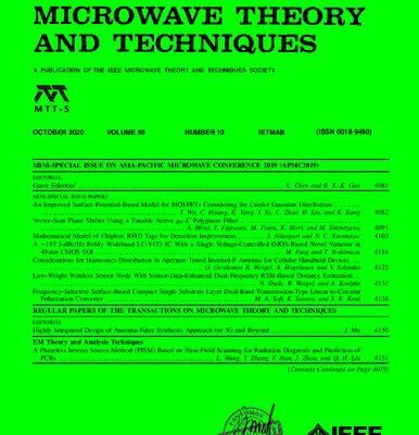 خرید و دانلود نسخه کامل کتاب IEEE MTT-V068-I10 (2020-10)