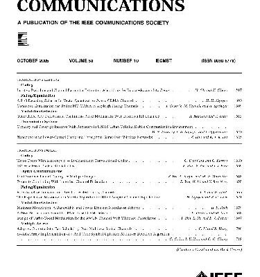 خرید و دانلود نسخه کامل کتاب IEEE Transaction on communications (October)