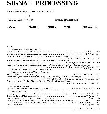 خرید و دانلود نسخه کامل کتاب IEEE Transactions on Signal Processing (May 2005)