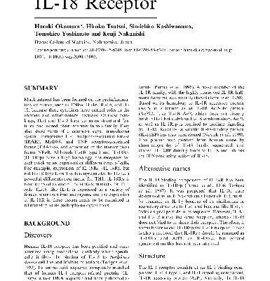 خرید و دانلود نسخه کامل کتاب IL-18 Receptor
