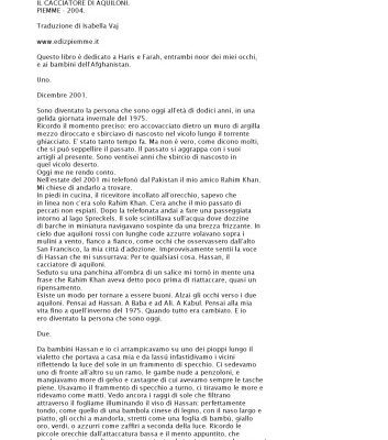 خرید و دانلود نسخه کامل کتاب Il cacciatore di aquiloni