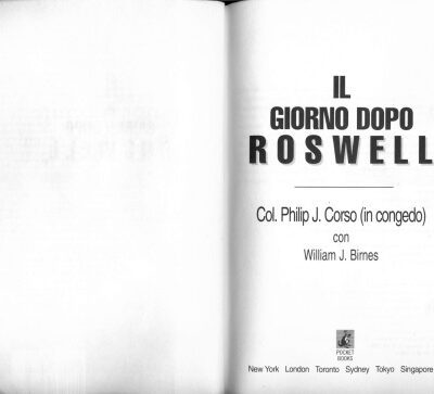 خرید و دانلود نسخه کامل کتاب Il giorno dopo Roswell