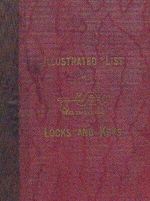 خرید و دانلود نسخه کامل کتاب Illustrated List of Locks and Keys 1903 Catalogue