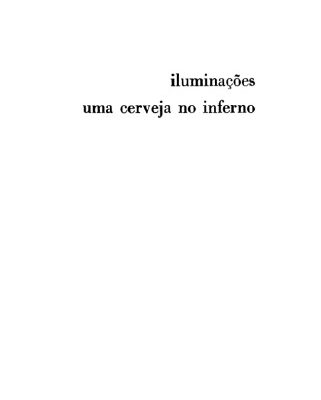 خرید و دانلود نسخه کامل کتاب Iluminações e Uma Cerveja no Inferno (Trad. Mário Cesariny)