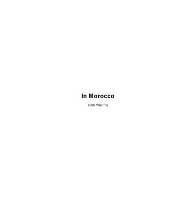 خرید و دانلود نسخه کامل کتاب In Morocco