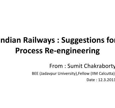 خرید و دانلود نسخه کامل کتاب Indian Railways : Suggestions for Process Re-engineering