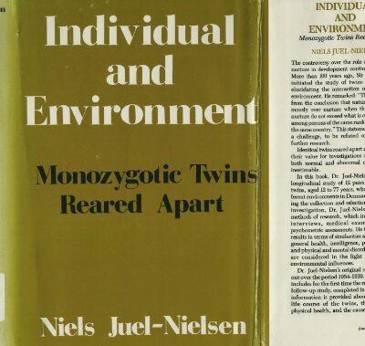 خرید و دانلود نسخه کامل کتاب Individual and Environment: Monozygotic Twins Reared Apart