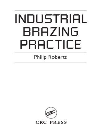 خرید و دانلود نسخه کامل کتاب Industrial Brazing Practice
