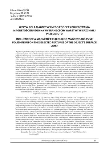 خرید و دانلود نسخه کامل کتاب Influence of a magnetic field during magnetoabrasive polishing upon the selected features of the object’s surface layer_68f36ace24bd5.jpeg خرید و دانلود نسخه کامل کتاب Influence of a magnetic field during magnetoabrasive polishing upon the selected features of the object’s surface layer