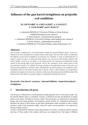 خرید و دانلود نسخه کامل کتاب Influence of the gun barrel straightness on projectile exit conditions_68f15394782cc.jpeg خرید و دانلود نسخه کامل کتاب Influence of the gun barrel straightness on projectile exit conditions