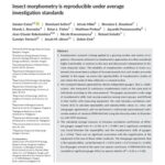 خرید و دانلود نسخه کامل کتاب Insect morphometry is reproducible under average investigation standards
