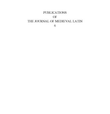 خرید و دانلود نسخه کامل کتاب Insignis Sophiae Arcator: Medieval Latin Studies in Honour of Michael Herren on his 65th Birthday