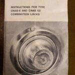خرید و دانلود نسخه کامل کتاب Instructions for Rosengrens Type CNAB-6 and CNAB-62 Combination Locks