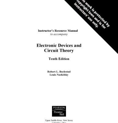 خرید و دانلود نسخه کامل کتاب Instructors solution manual to electronic devices and circuit theory