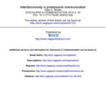 خرید و دانلود نسخه کامل کتاب Interdiscursivity in professional communication