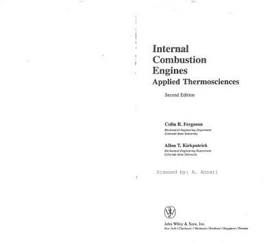 خرید و دانلود نسخه کامل کتاب Internal Combustion Engines (Applied Thermosciences)