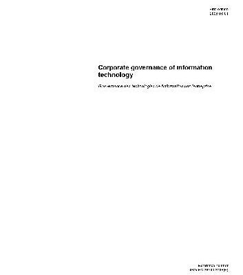 خرید و دانلود نسخه کامل کتاب International standart ISO/IEC 38500